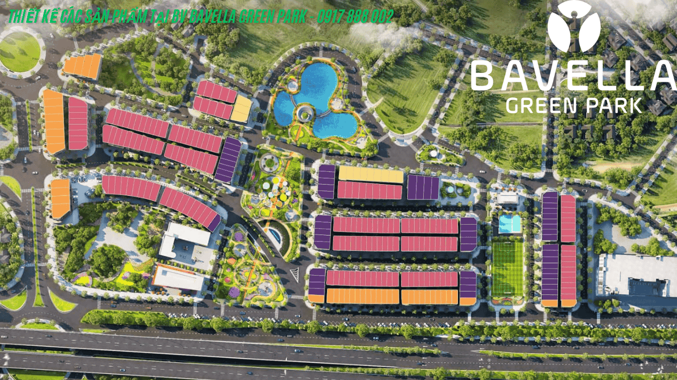 thiết kế các sản phẩm của dự án bavella green park