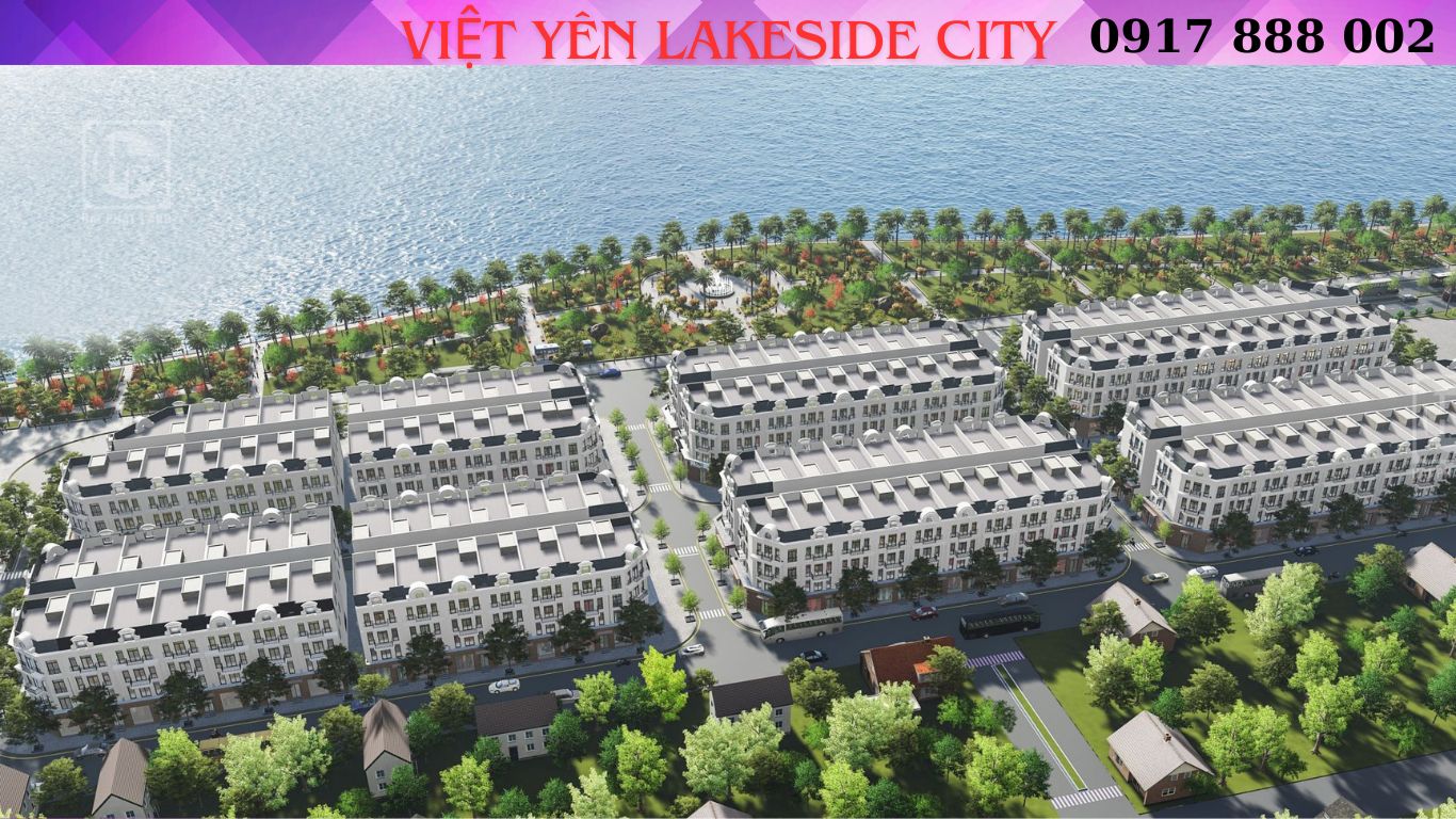 phối cảnh dự án việt yên lakeside city